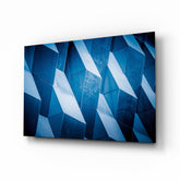 Architectural Geometric Shapes Glass Wall Art.
